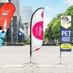 The Advantages of Feather Banners Over Traditional Static Signage