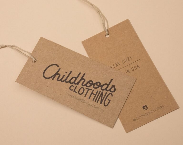 The Role of Recycled Materials in Custom Hang Tags Production