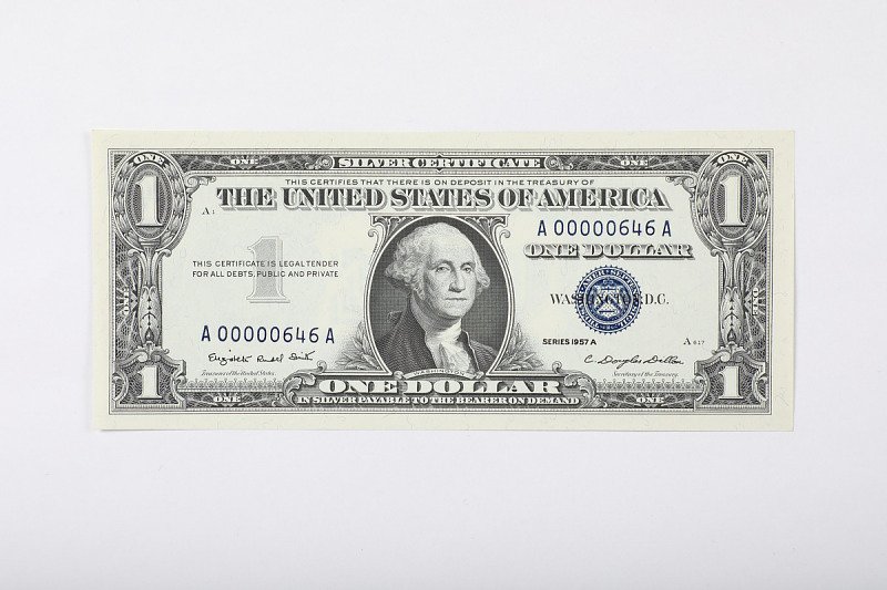 1957 United States One Dollar Silver Certificate – History & Significance